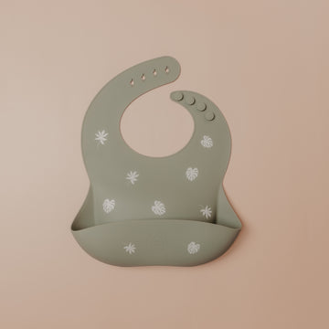 Charlie Silicone Bib Leaf